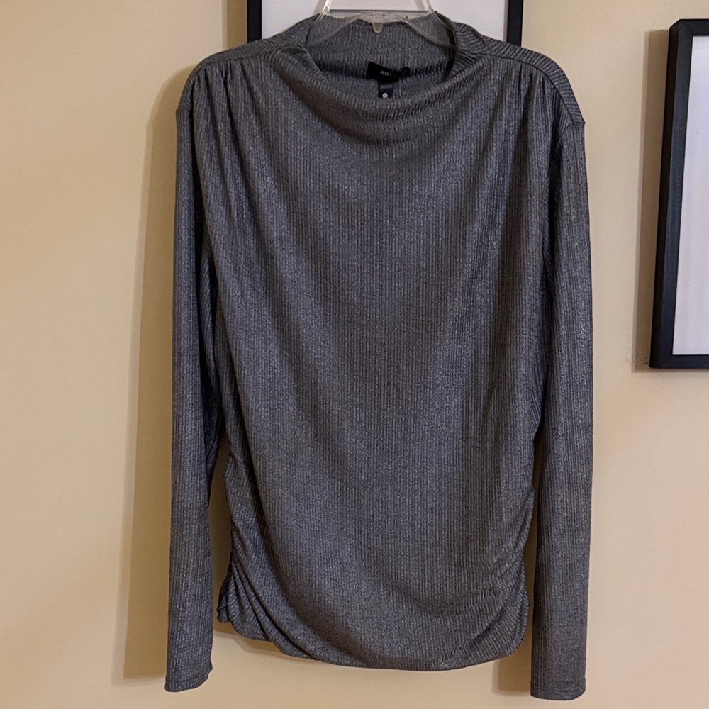 Aqua Gray Sweater